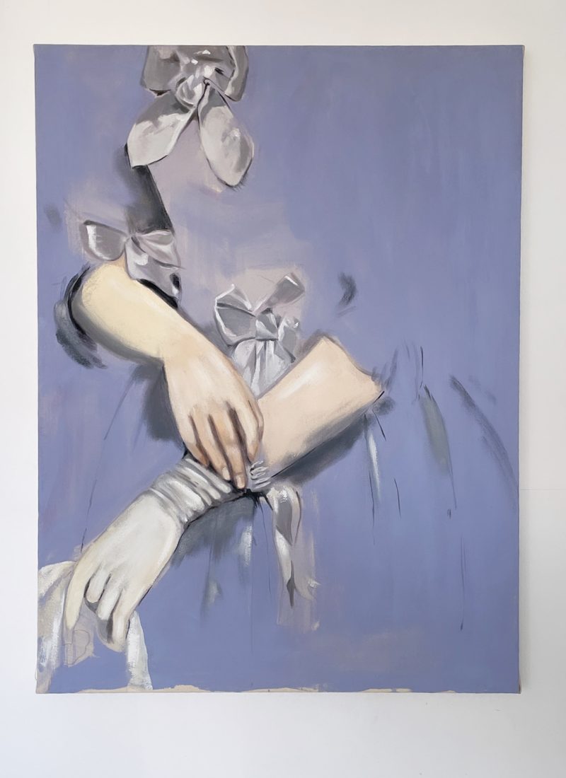 On the threshold of spring (white gloves)
