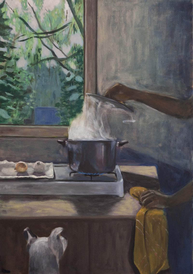 "Kitchen with a view"